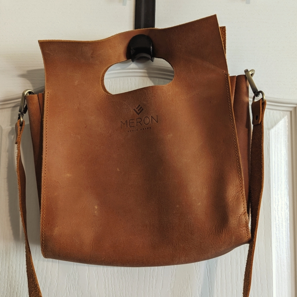 Meron Addis Ababa brand real leather purse/handbag, shoulder or crossbody